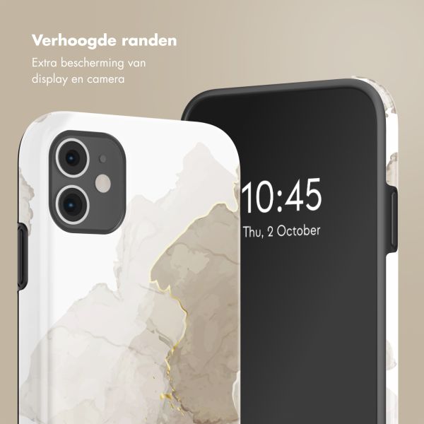 Selencia Vivid Tough Backcover iPhone 11 - Marble Light Brown