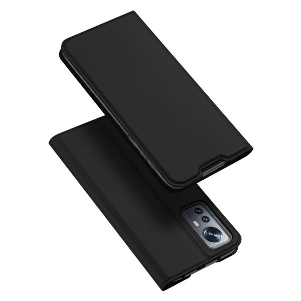 Dux Ducis Slim Softcase Bookcase Xiaomi 12 Lite - Zwart