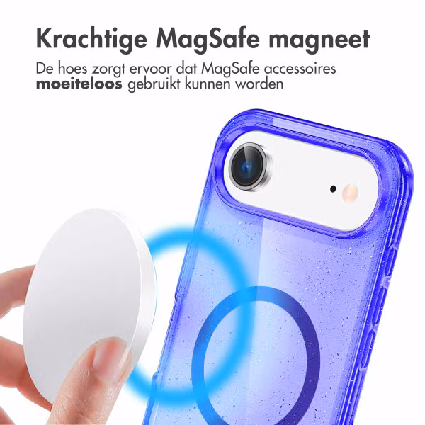imoshion Sparkle Backcover met MagSafe Apple iPhone Air - Paars