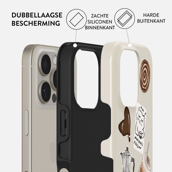 Burga Tough Backcover MagSafe Apple iPhone 16 Pro - Oat Milk Please