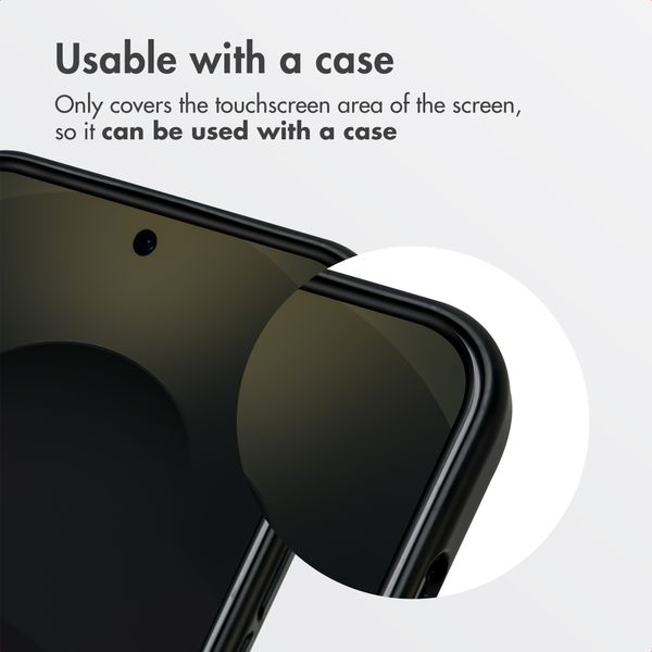 Accezz Privacy Tempered Glass Screen Protector + Applicator Samsung Galaxy S26 Ultra