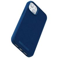 Njorð Collections Suède Comfort+ Case MagSafe iPhone 15 Plus - Blue