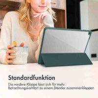 imoshion Trifold Hardcase Bookcase Samsung Galaxy Tab S9 11.0 inch - Groen