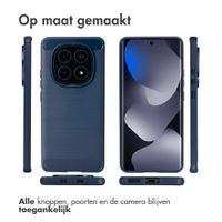 imoshion Brushed Backcover Xiaomi Redmi Note 15 (4G) - Donkerblauw