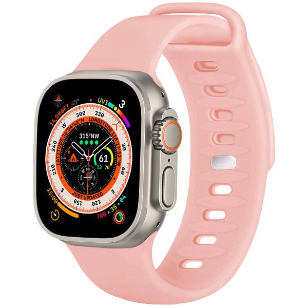 imoshion Siliconen bandje Apple Watch Series 1-10 / SE / Ultra (2) - 42/44/45/46/49 mm - Roze