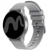 imoshion Siliconen sport bandje met gesp  - Universeel 22 mm aansluiting - Grijs