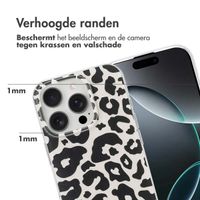 imoshion Design hoesje Apple iPhone 16 Pro - Leopard Transparent