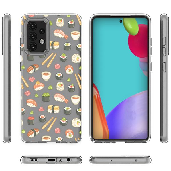 imoshion Design hoesje Samsung Galaxy A52(s) (5G/4G) - Sushi - Multicolor