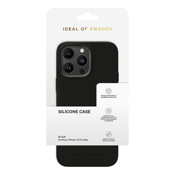 iDeal of Sweden Silicone Case Apple iPhone 14 Pro Max - Black