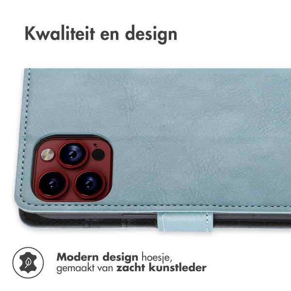 imoshion Luxe Bookcase Apple iPhone 15 Pro Max - Lichtblauw