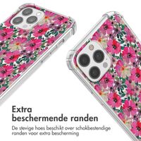 imoshion Design hoesje met koord Apple iPhone 12 (Pro) - Flower Water