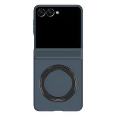Accezz Colour Case with MagSafe and Ring Stand Samsung Galaxy Z Flip 8 - Dark Blue