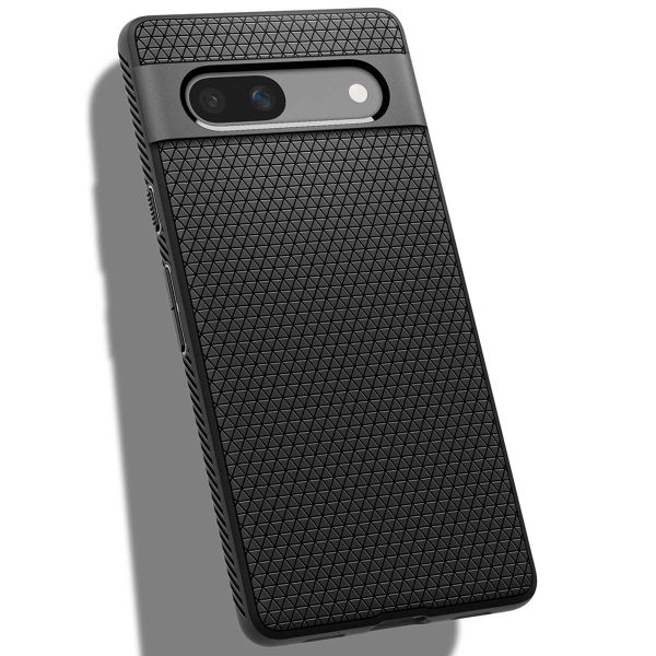 Spigen Liquid Air Backcover Google Pixel 7a - Zwart