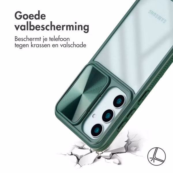 imoshion Camslider Backcover Samsung Galaxy S25 - Donkergroen