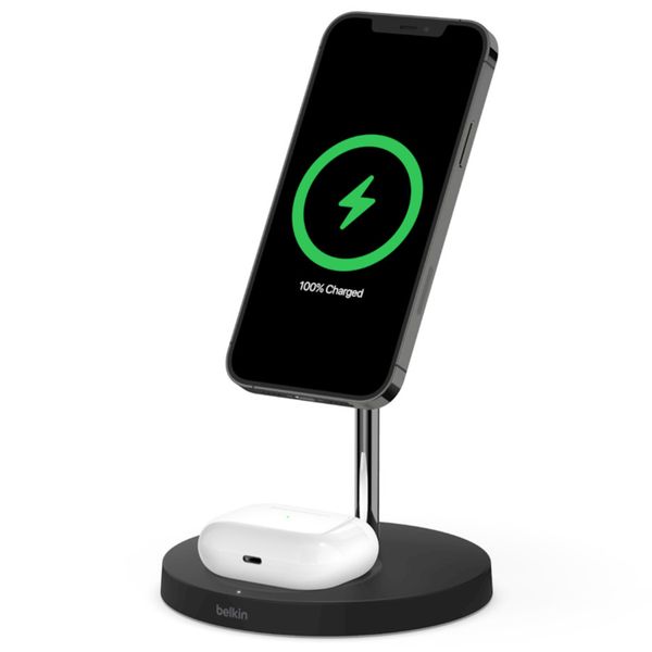 Belkin 2-in-1 Wireless Charger MagSafe iPhone + AirPods - Zwart