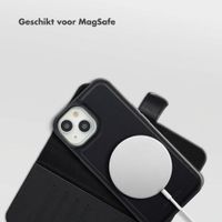 Selencia Olyn Uitneembare Bookcase met MagSafe Apple iPhone 15 - Zwart