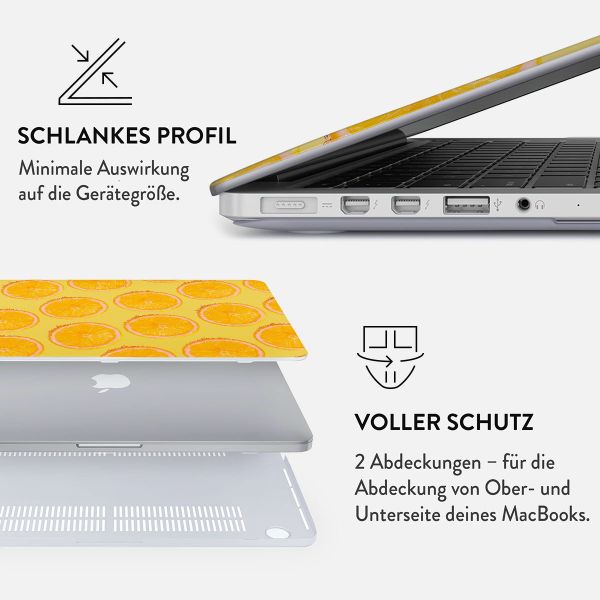 Burga Hardshell Cover MacBook Air 13 inch (2018-2020) - A1932 / A2179 / A2337 - Bitter