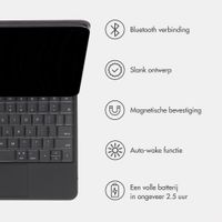 Accezz Magnetic Bluetooth Keyboard Apple iPad Air 13 inch (2025) M3 / (2024) M2 / iPad Pro 12.9 (2018/2020/2021/2022) - QWERTY / NL - Zwart