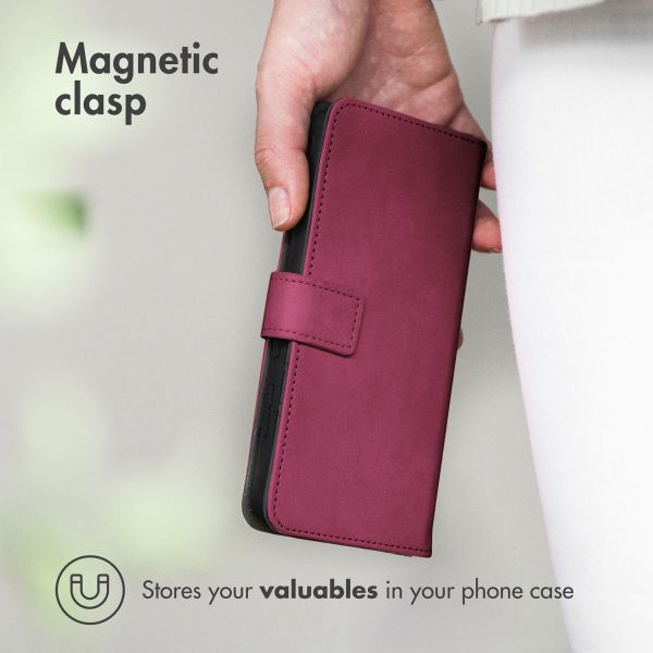 imoshion Luxury Bookcase Apple iPhone 16 Pro Max - Bordeaux