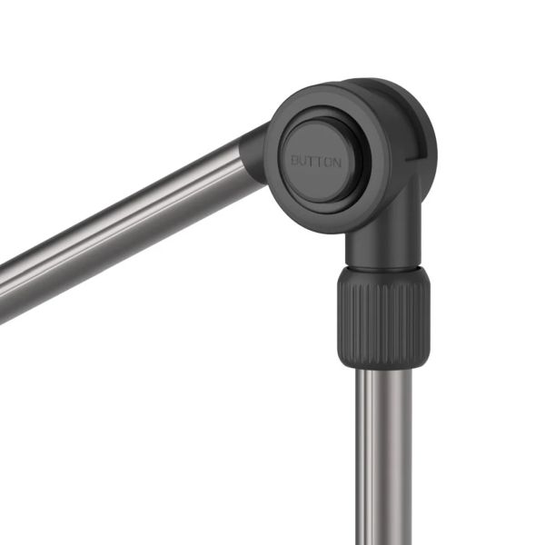 Fixed Relax tablet standaard - Verstelbaar - 360 graden draaibaar - Zwart