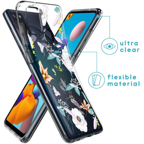 imoshion Design hoesje Samsung Galaxy A21s - English Garden