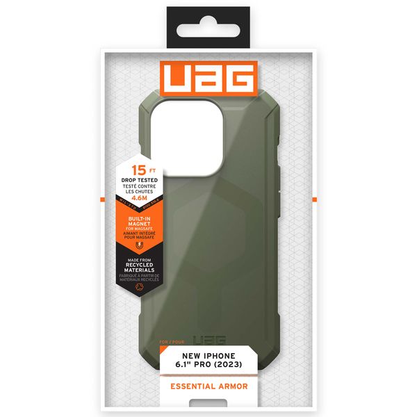 UAG Essential Armor MagSafe iPhone 15 Pro - Olive Drab