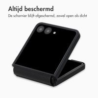 Accezz Grid Backcover Samsung Galaxy Z Flip 8 - Zwart