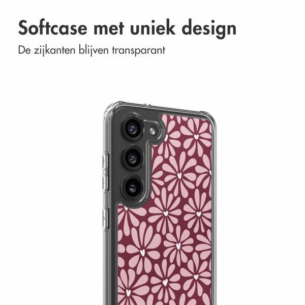 imoshion Design hoesje Samsung Galaxy S23 - Bloom Love Blush