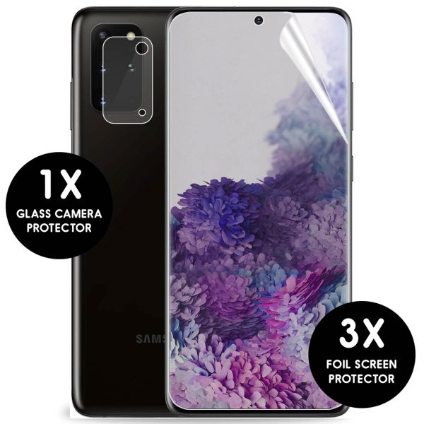 imoshion Screenprotector 3 Pack + Camera Protector Galaxy S20 Plus