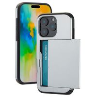 imoshion Backcover met pasjeshouder Apple iPhone 16 Pro - Grijs