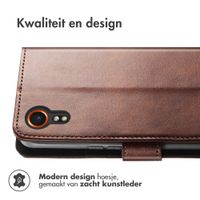 imoshion Luxe Bookcase Samsung Galaxy Xcover 5 - Donkerbruin