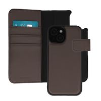 imoshion Uitneembare 2-in-1 Luxe Bookcase Apple iPhone 15 - Bruin