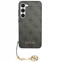 Guess 4G Classic Logo Backcover Charm Samsung Galaxy S24 Plus - Zwart