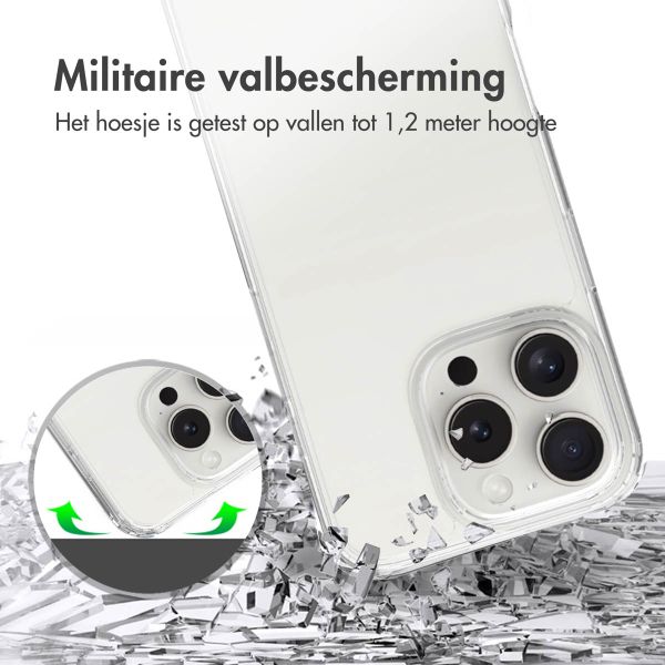 Accezz Xtreme Impact Backcover Apple iPhone 16 Pro - Transparant
