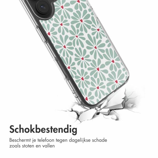 imoshion Design hoesje Apple iPhone 17 - Bloom Love Sage Green