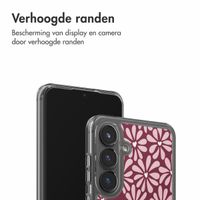 imoshion Design hoesje Samsung Galaxy S25 FE - Bloom Love Blush