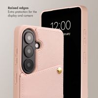 Selencia Nova Phone Case with Cord and Card Holder Samsung Galaxy S26 - Dusty Rose