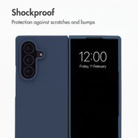 Accezz Liquid Silicone Case with MagSafe Samsung Galaxy Z Fold 8 Ultra - Dark Blue