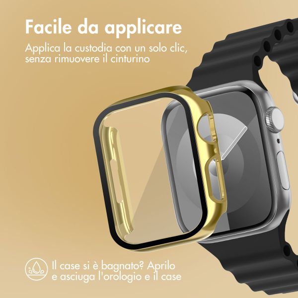 imoshion Full Cover Shiny Hardcase Apple Watch 7 / 8 / 9 - 45 mm - Goud