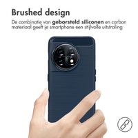 imoshion Brushed Backcover OnePlus 11 - Donkerblauw