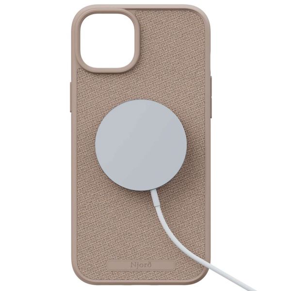 Njorð Collections Fabric MagSafe Case iPhone 15 Plus - Pink Sand