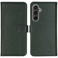 Selencia Echt Leren Bookcase Samsung Galaxy S23 FE - Groen