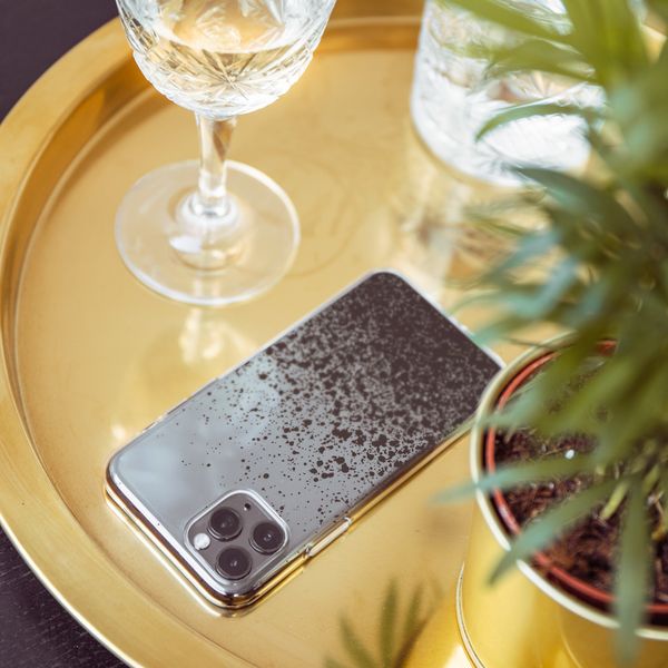 imoshion Design hoesje iPhone 12 Mini - Spetters - Zwart