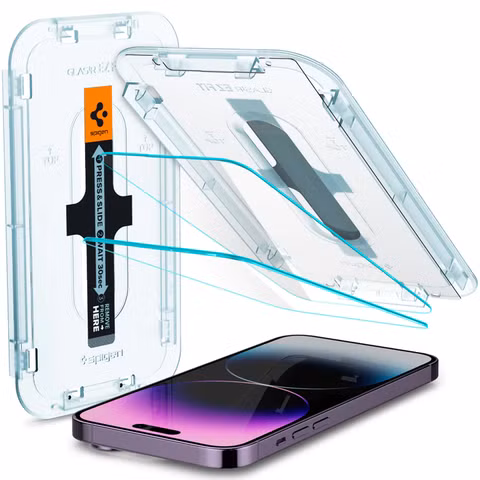 Spigen GLAStR EZ Fit Screenprotector 2 Pack + Applicator Apple iPhone 14 Pro Max