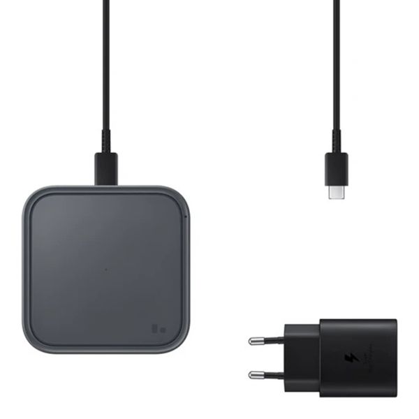 Samsung Wireless Charger Pad - Draadloze oplader - Met adapter en laadkabel - 15 Watt - Zwart