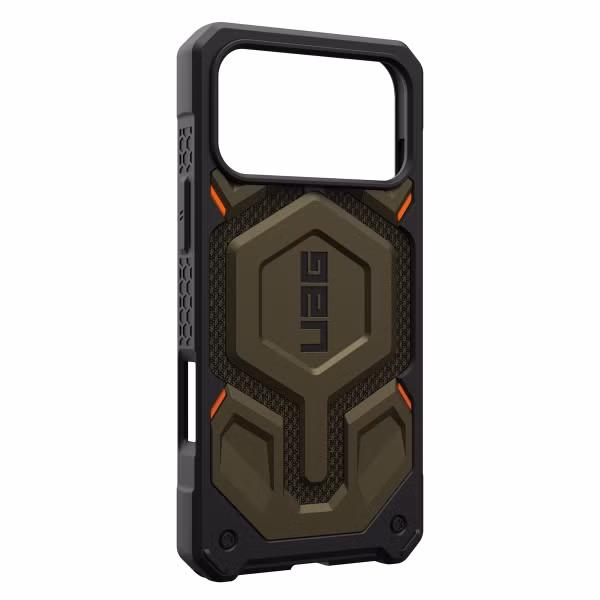 UAG Monarch Pro Backcover Apple iPhone 17 Pro - Kevlar Element Green