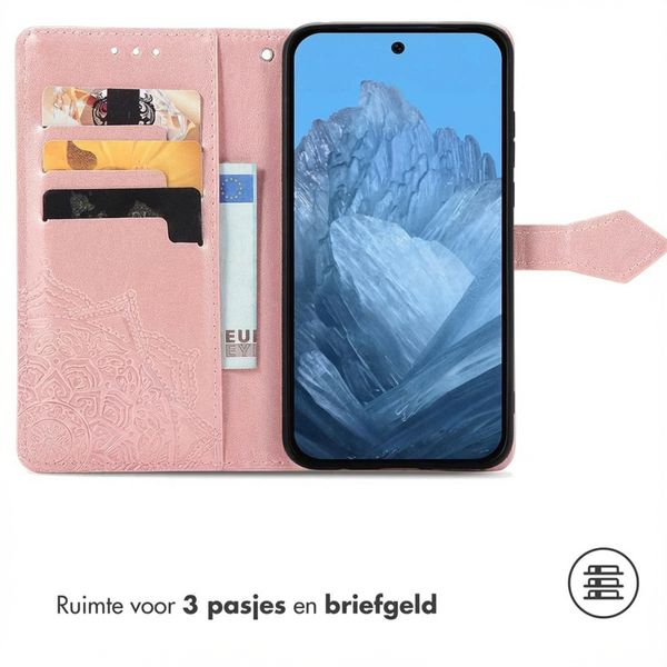 imoshion Mandala Bookcase Google Pixel 10 / 10 Pro - Rosé Goud