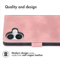 imoshion Bookcase with Strap Apple iPhone 16 - Pink
