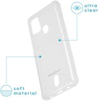 imoshion Softcase Backcover met pashouder Galaxy A21s - Transparant