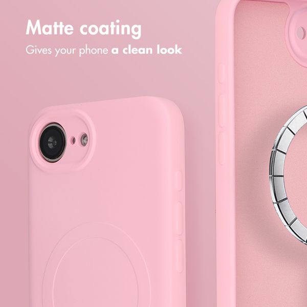 imoshion Colour Back Cover with MagSafe Apple iPhone 17e / 16e - Candy Pink